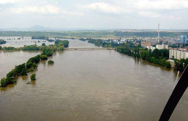 Štětí. | Foto: Vodohospodářský dispečink státního podniku Povodí Labe