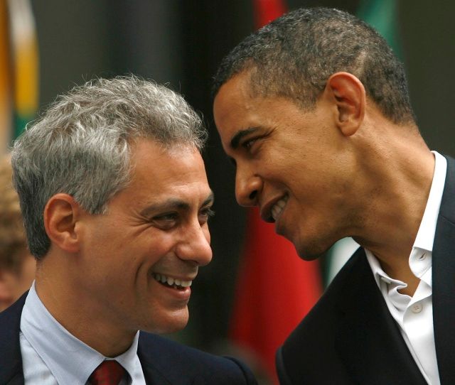 Barack Obama a Rahm Emanuel | Foto: Reuters