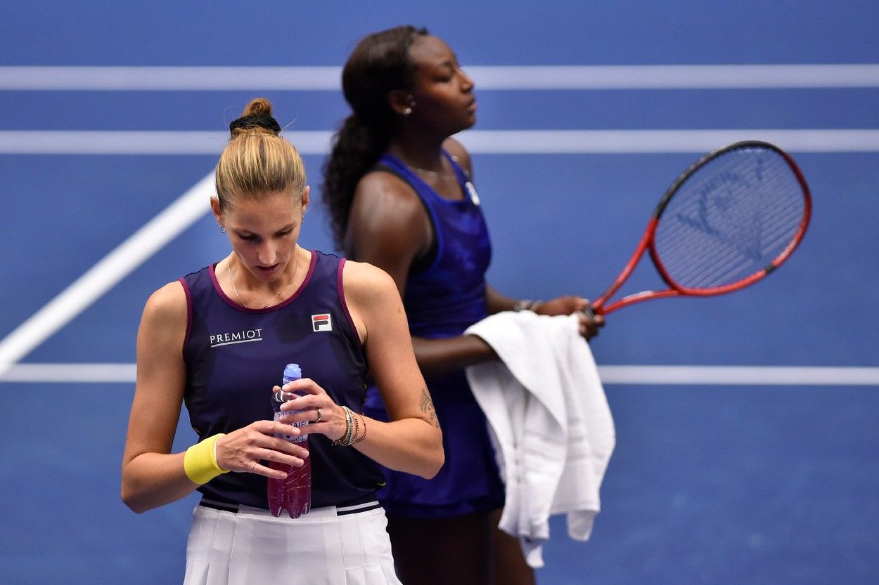 Chtěla zmlátit soupeřku, teď je vděčná za skalp Plíškové. Američanka otřásla Ostravou