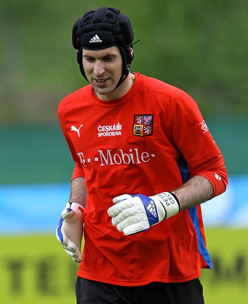 Petr Čech při tréninku. | Foto: Tomáš Adamec, Aktuálně.cz