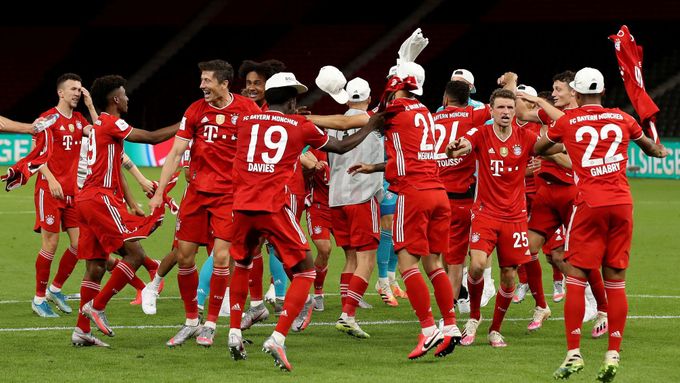 Radost fotbalistů Bayernu