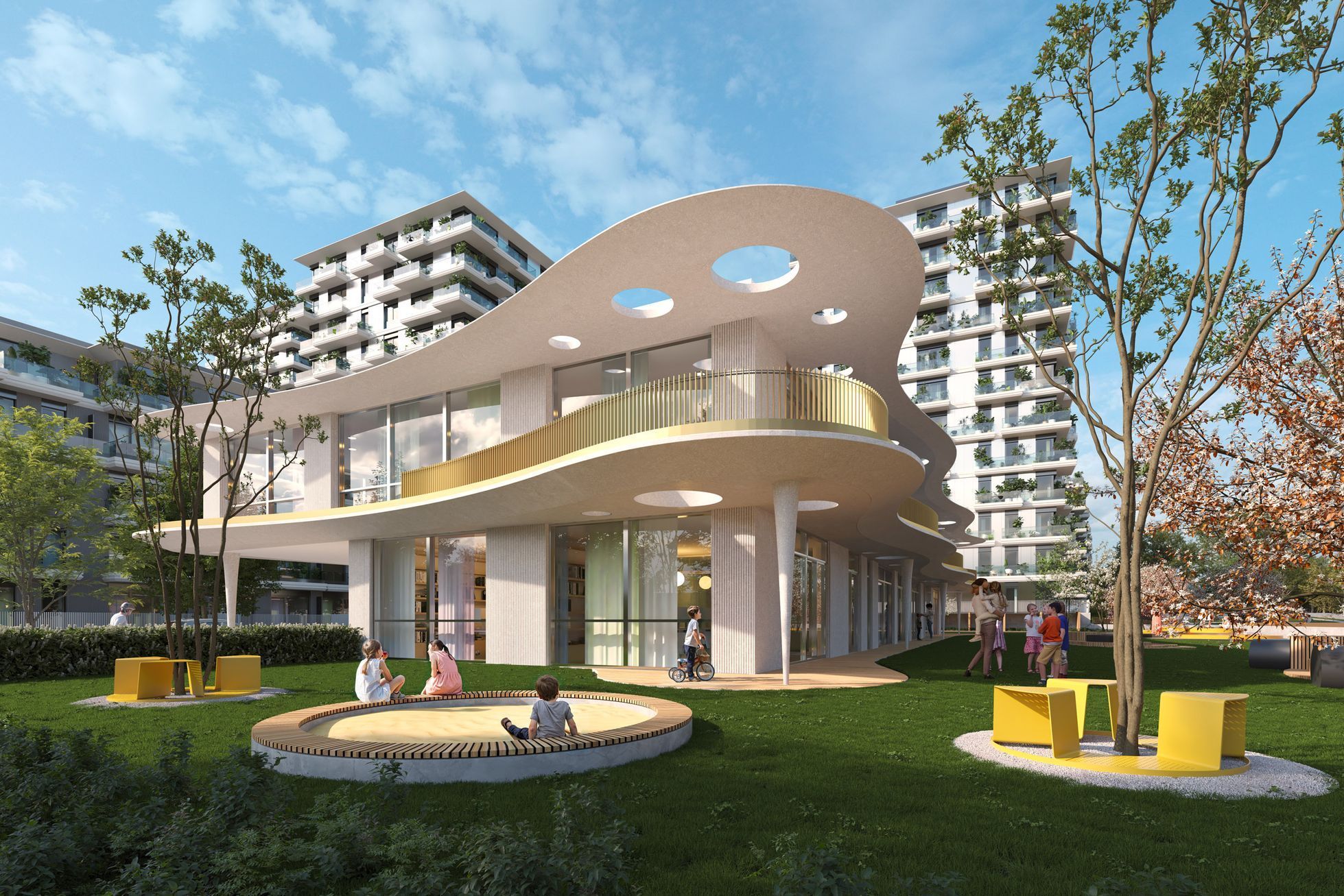 Centrum Nového Žižkova vizualizace