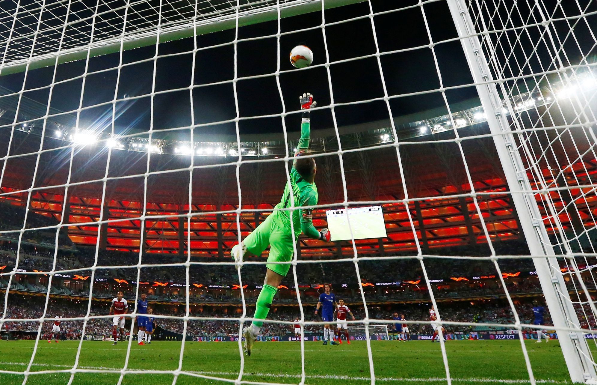 Kepa Arrizabalaga ve finále Evropské ligy 2019