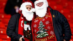 Fanoušci Manchesteru United o Vánocích 2014