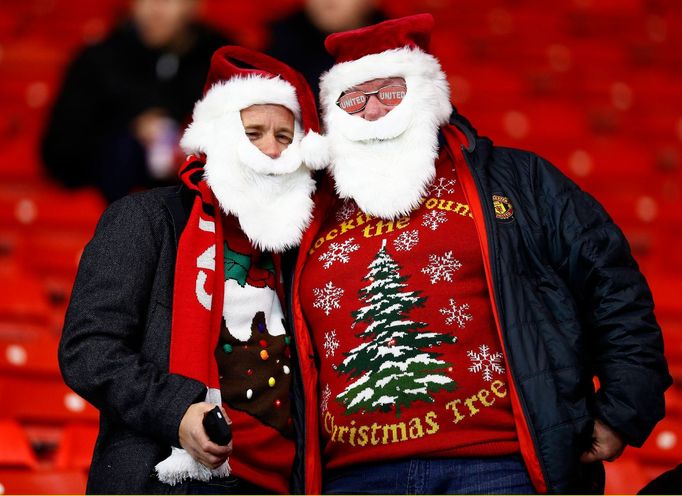 Fanoušci Manchesteru United o Vánocích 2014