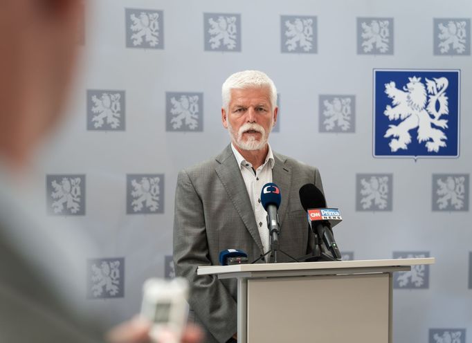 Prezident Petr Pavel před odletem na Bledské strategické fórum