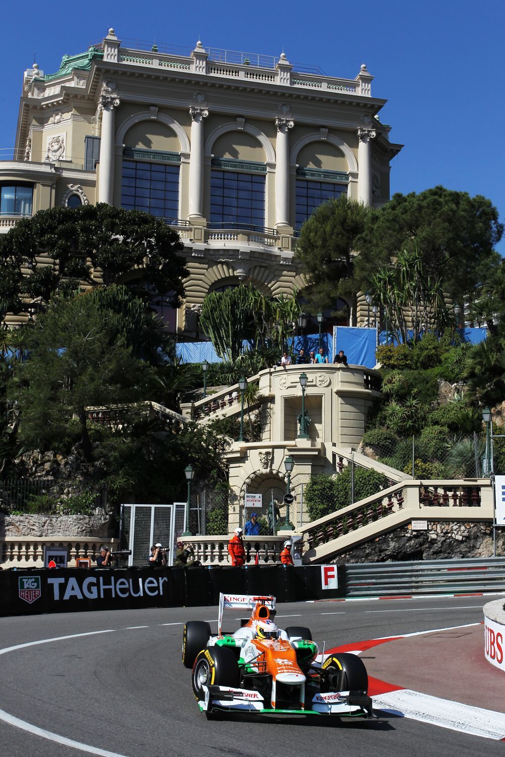Velká cena Monaka formule 1, trénink (Paul di Resta, Force India)
