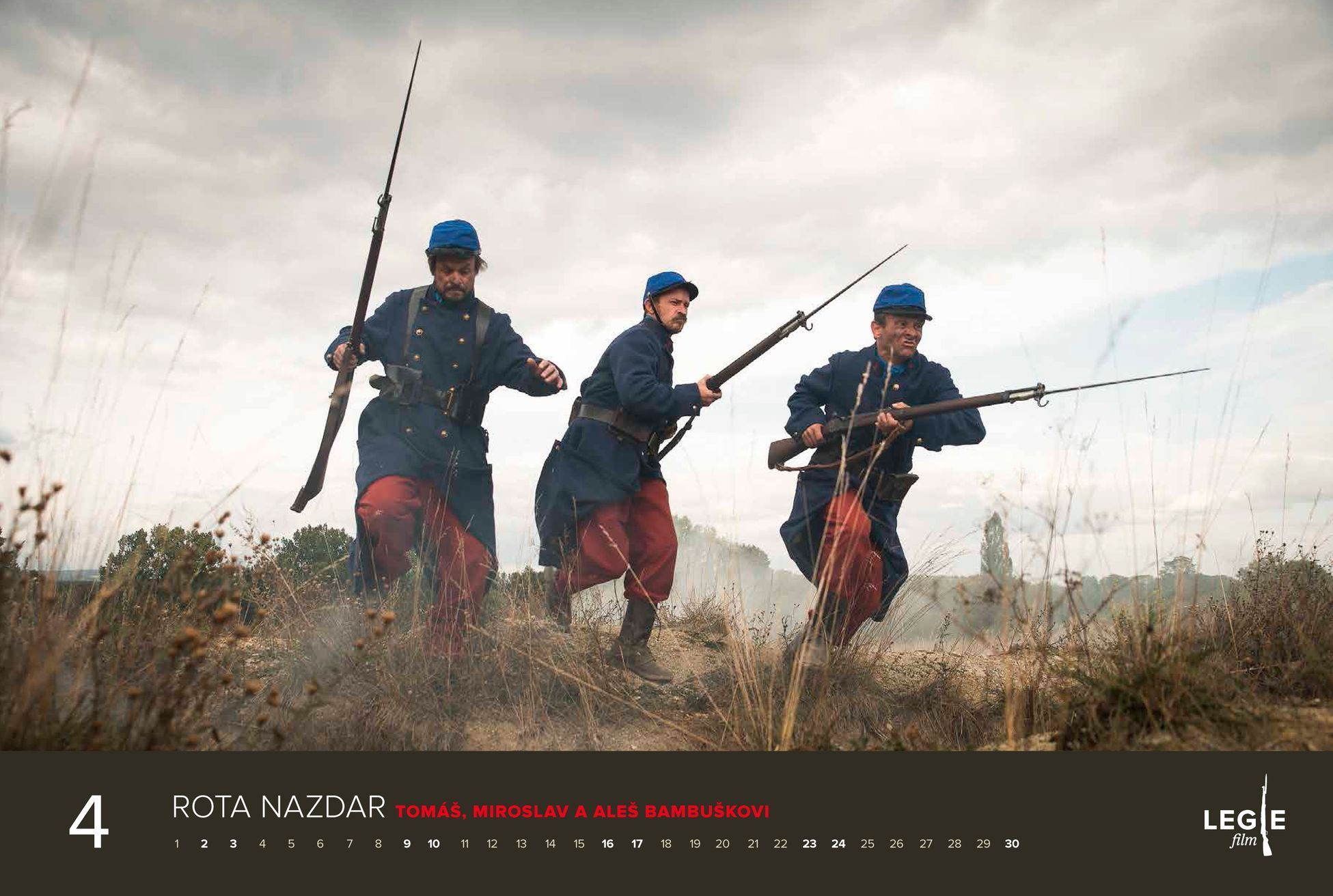 ČESKOSLOVENŠTÍ LEGIONÁŘI. Tomáš, Miroslav a Aleš Bambuškovi.