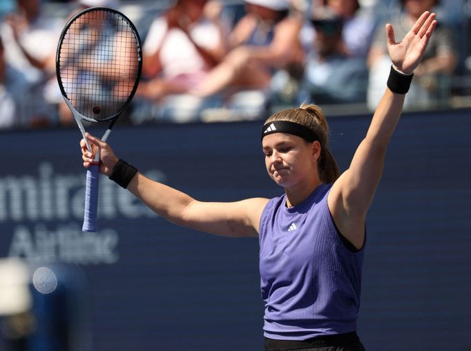 Karolína Muchová - Beatriz Haddadová Maiaová, čtvrtfinále US Open 2024