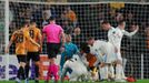 Soccer Football - Europa League - Group L - Wolverhampton Wanderers v Slovan Bratislava - Molineux Stadium, Wolverhampton, Britain - November 7, 2019  Slovan Bratislava's