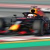 Max Verstappen v Red Bullu při prvních testech F1 v Barceloně 2020