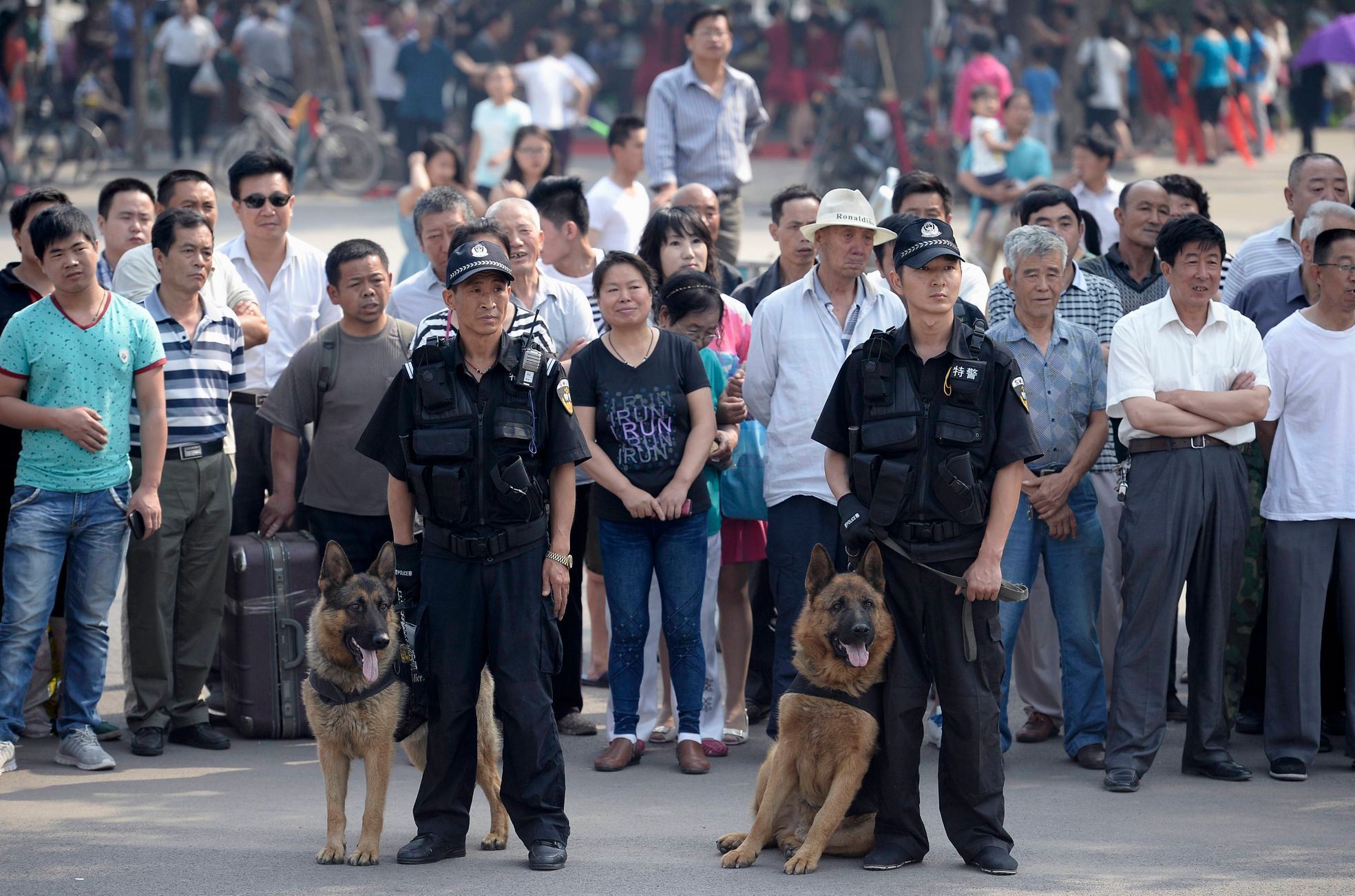 Čína - výcvik policie