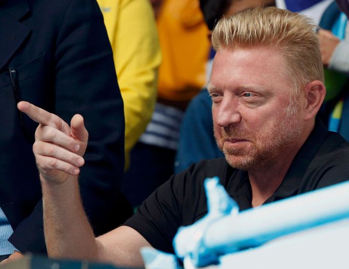 Boris Becker na Australian open 2014