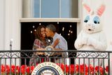 Barack Obama se svou ženou v Bílém domě