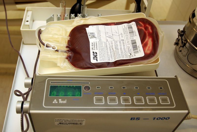 Odběry krve v Thomayerově nemocnici v Krči