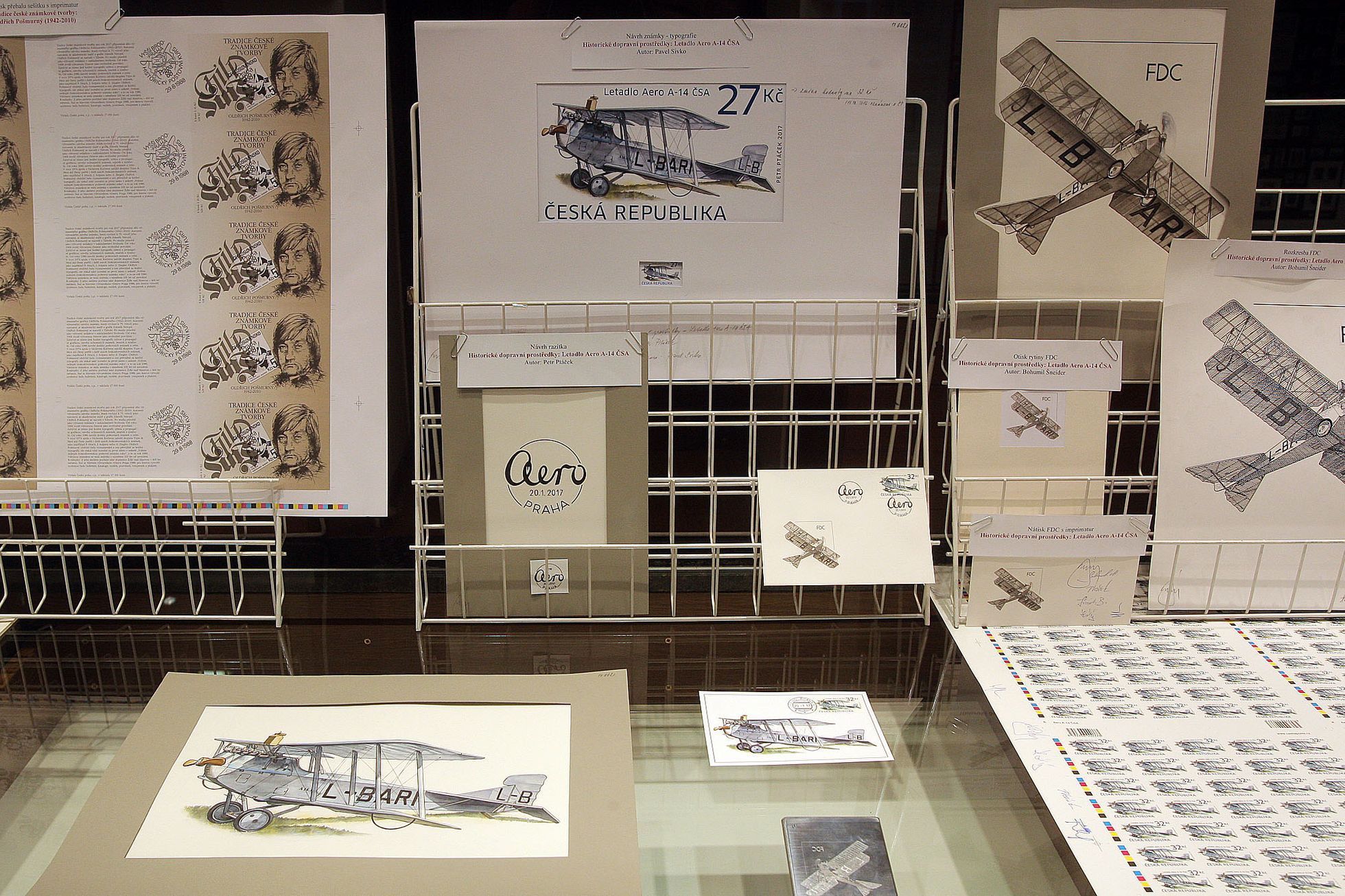 První poštovní známky roku 2017