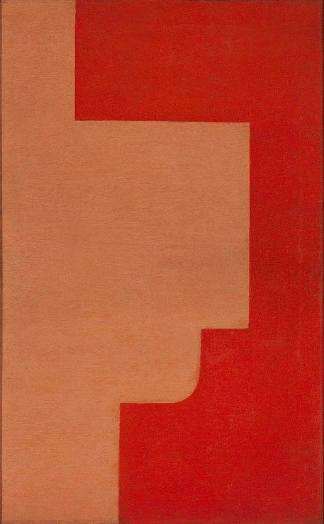 Władysław Strzemiński: Architektonická kompozice 6b, olej, plátno, 1928