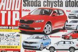 Všechny budoucí Škodovky společně na titulní straně časopisu AutoTip. Ovšem stále jde jen o spekulace.