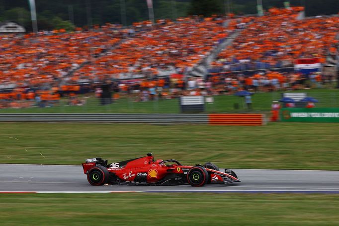 Charles Leclerc, Ferrari v kvalifikaci na VC Rakouska F1 2023