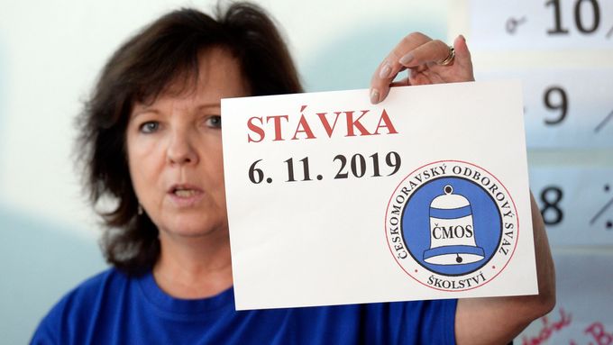 Místopředsedkyně Českomoravského odborového svazu pracovníků školství Markéta Seidlová.
