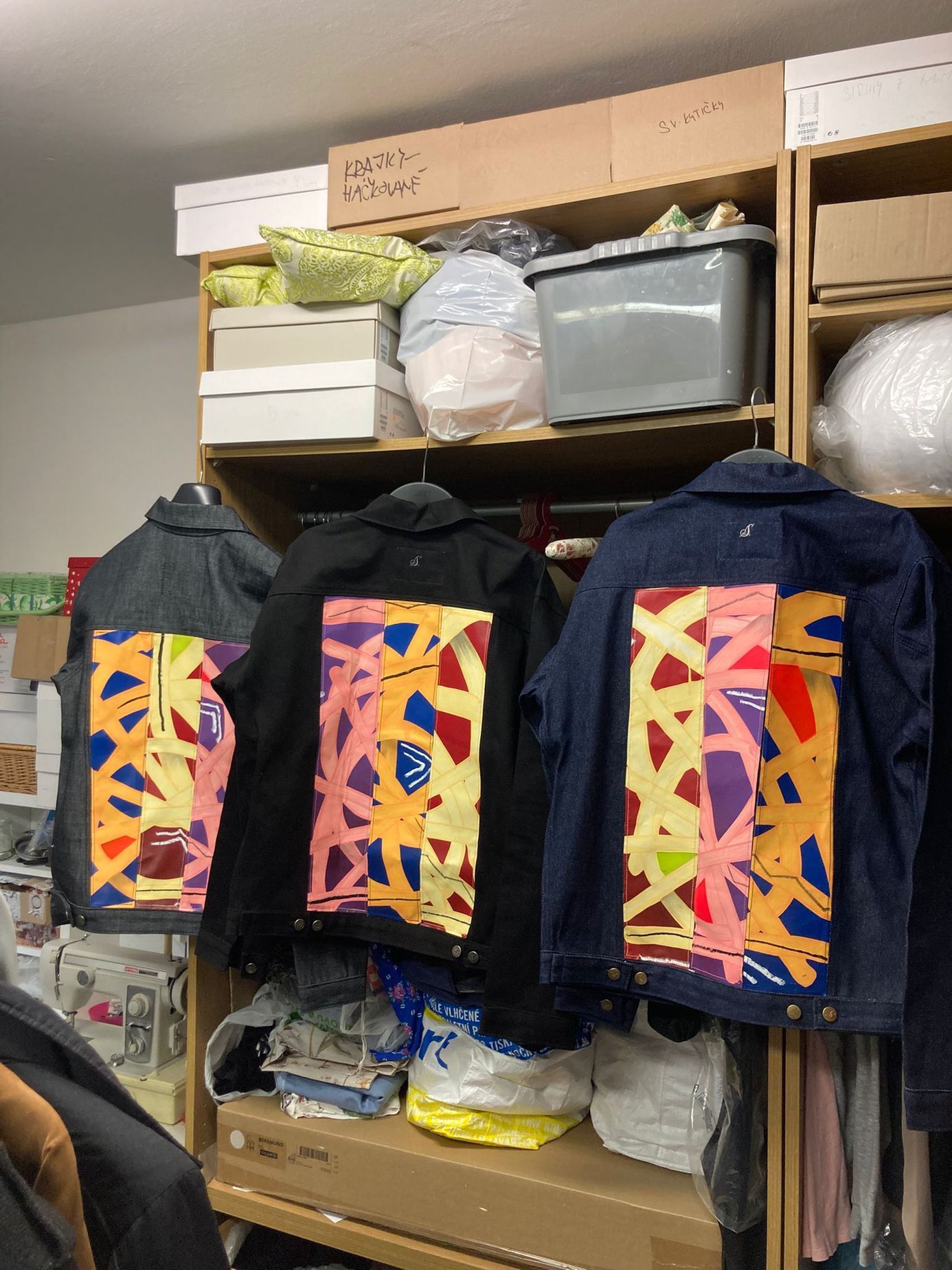 plátna, džísky, móda, umění, denim, výtvor, tvorba, řemeslo, Filip Jeřábek