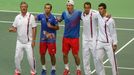 Tenis, DC, Česko - Argentina: čtyřhra - česká radost