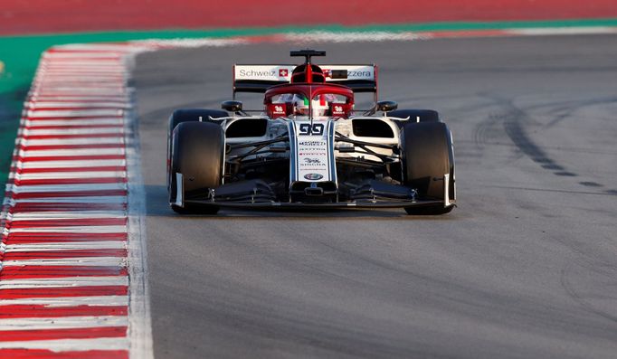 Testy F1 2019, Barcelona I: Antonio Giovinazzi, Alfa Romeo