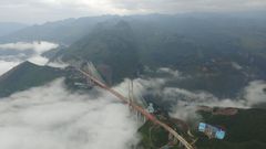Čína - nejvyšší most