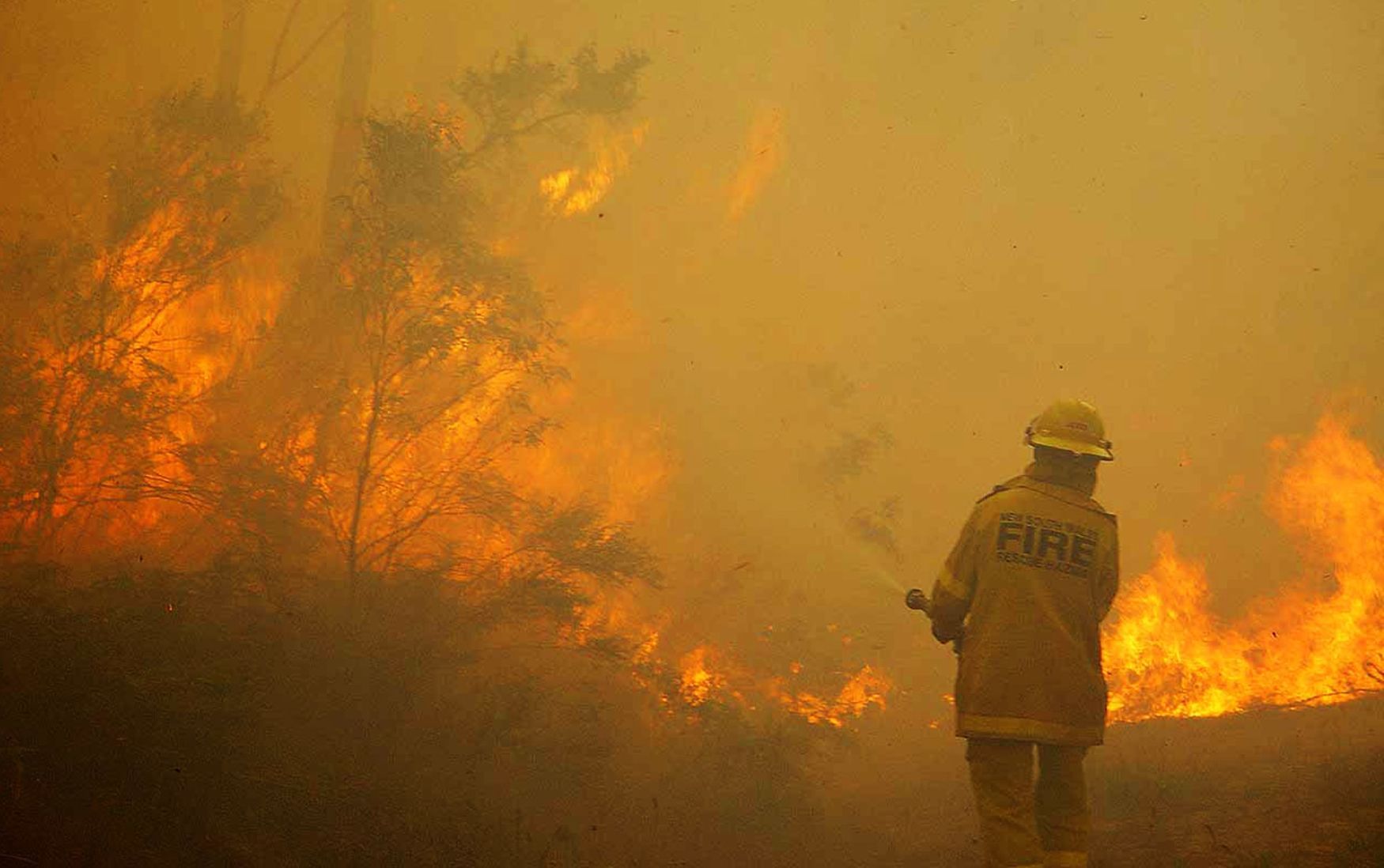 lesní požár Austrálie