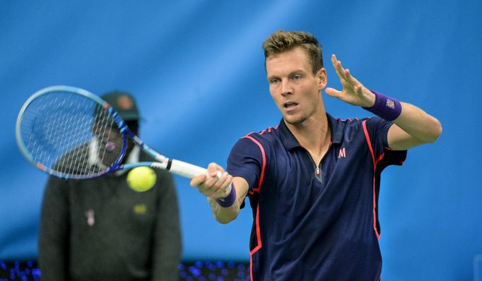 Tomáš Berdych na turnaji ve Stockholmu 2015