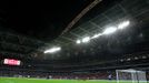 Utkání Anglie - Česko na stadionu Wembley v Londýně.