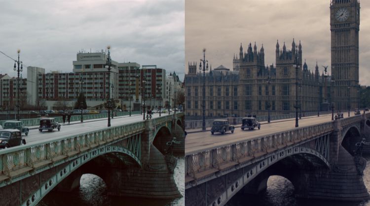 Čechův most v Londýně. Podívejte se na triky z filmu Masaryk