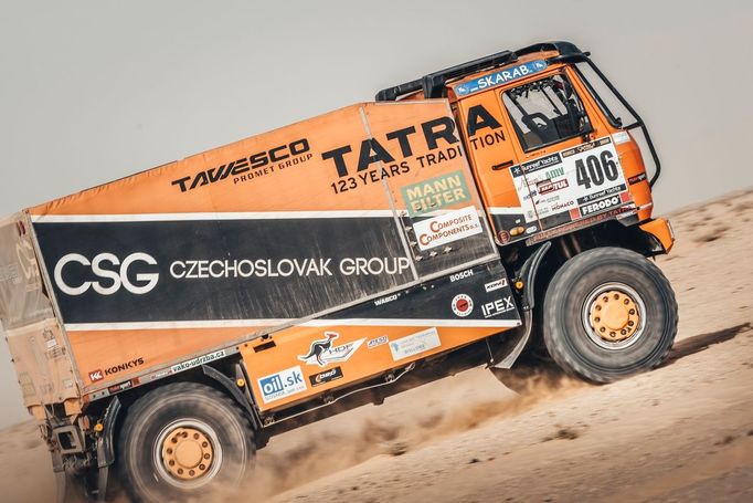 Tomáš Tomeček v Tatře 815 na Africa Eco Race 2020