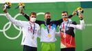 Stříbrný Lukáš Rohan, zlatý Benjamin Savšek a bronzový Sideris Tasiadis po závodě kanoistů na OH 2020