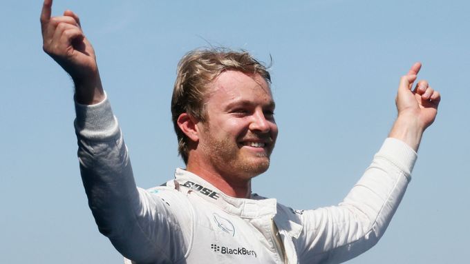 Nico Rosberg si mohl v Barceloně letos poprvé vychutnat pocity vítěze Grand Prix formule 1.