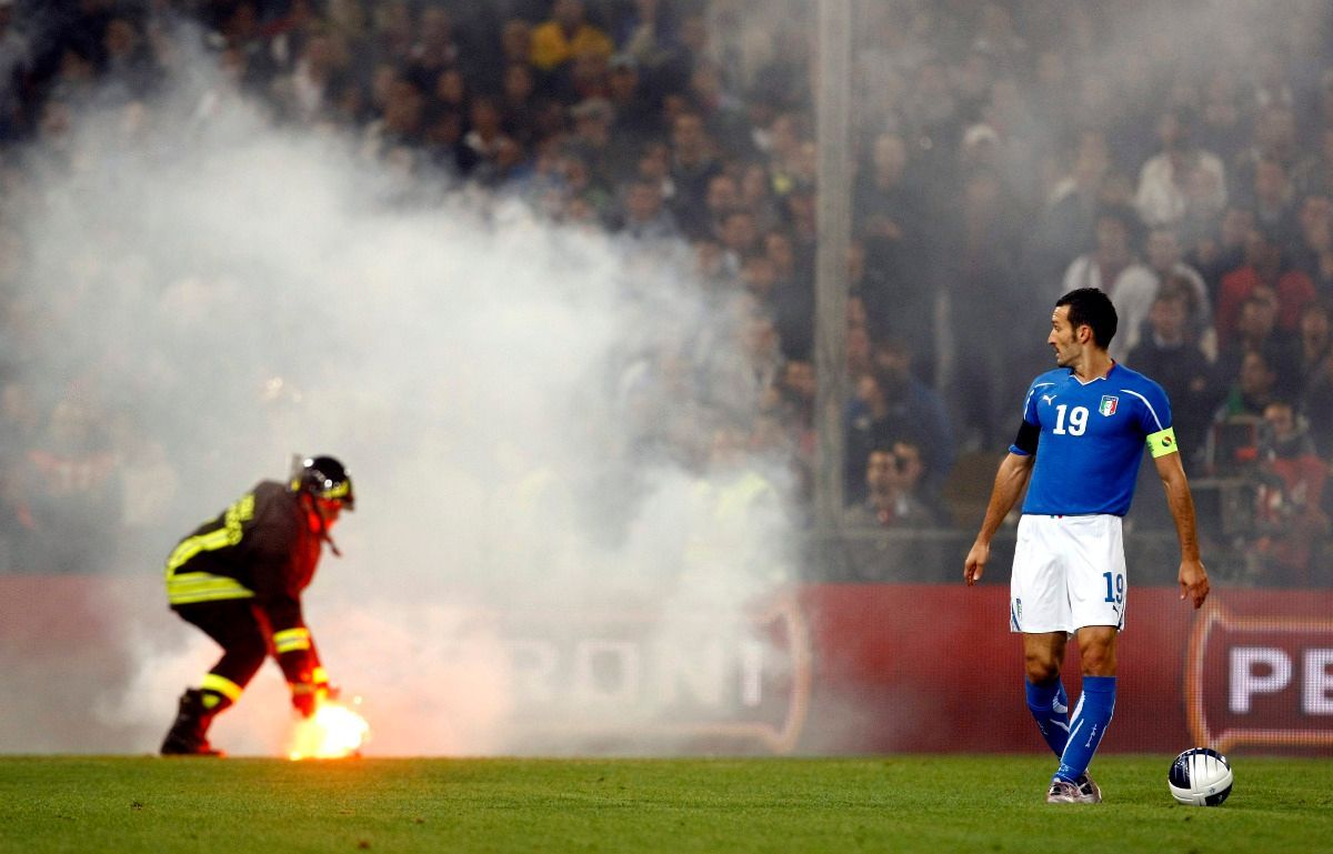 Itálie - Srbsko, nedohraný zápas