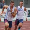 Atletka, Memoriál Josefa Odložila 2013: štafeta 4x100 m, Pavel Maslák (vpravo)
