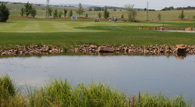 Golfisté na turnaji Prague Golf Masters.