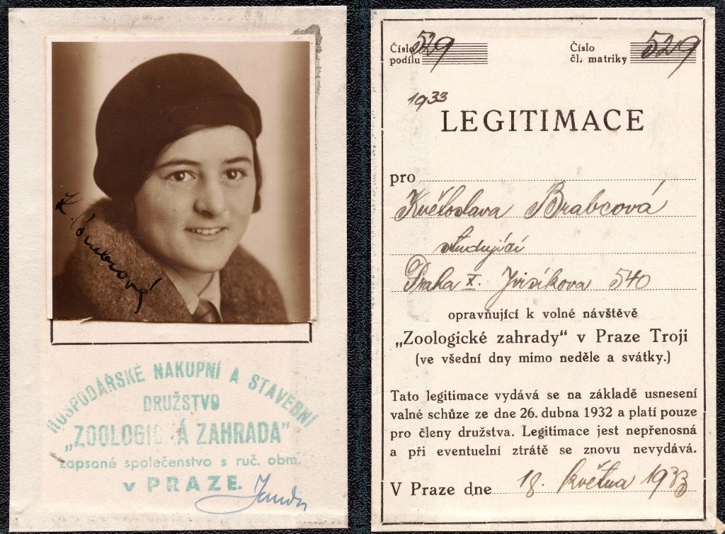 Archiv pražské ZOO