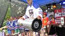 Michal Rozsíval při oslavách Stanley Cupu ve Vlašimi