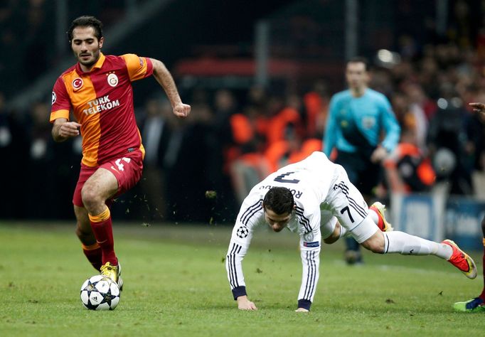 Galatasaray - Real Madrid: Hamit Altintop - Cristiano Ronaldo