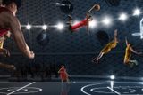Firma XTEND DESIGN zpracovala i návrh vesmírného basketbalového hřiště. "V nulové gravitaci by do sítě mohla zavěsit i drobná žena," popisuje snímek Rousek.