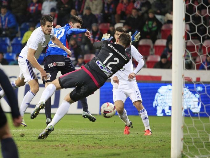 Plzeň-M.Boleslav: Michal Ďuriš dává gól na 1:0