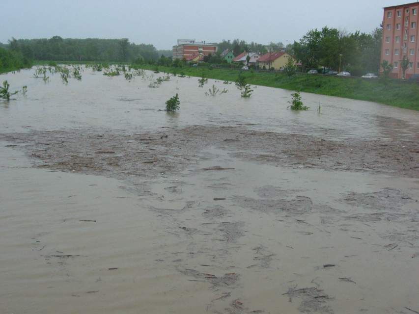 Povodně - Otrokovice - 2010