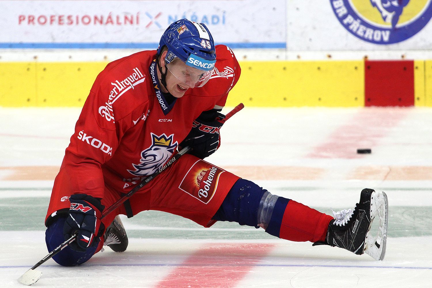 První trénink národního týmu pod Milošem Říhou (8/2018)