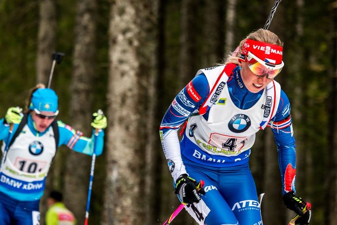 SP Pokljuka, štafeta Ž: Eva Puskarčíková