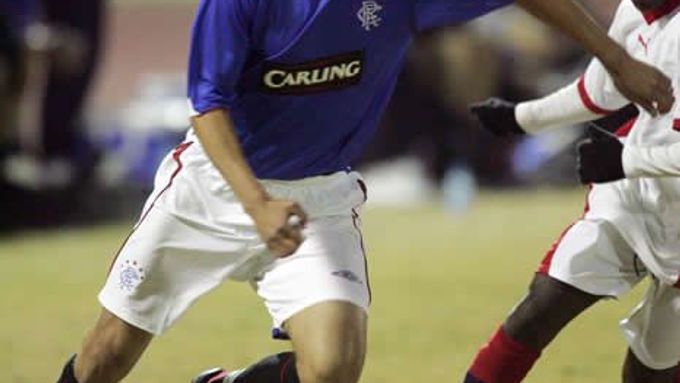 Libor Sionko v dresu Glasgow Rangers.