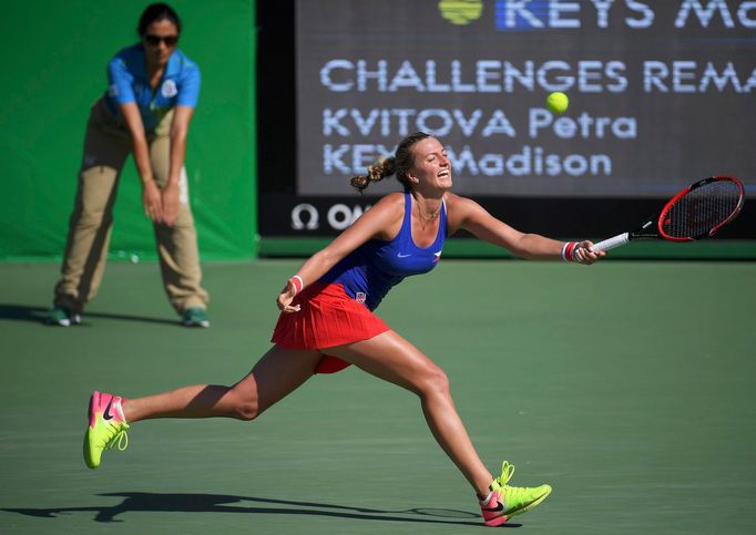 OH 2016, tenis: Petra Kvitová v zápase o 3 místo s Madison Keysovou