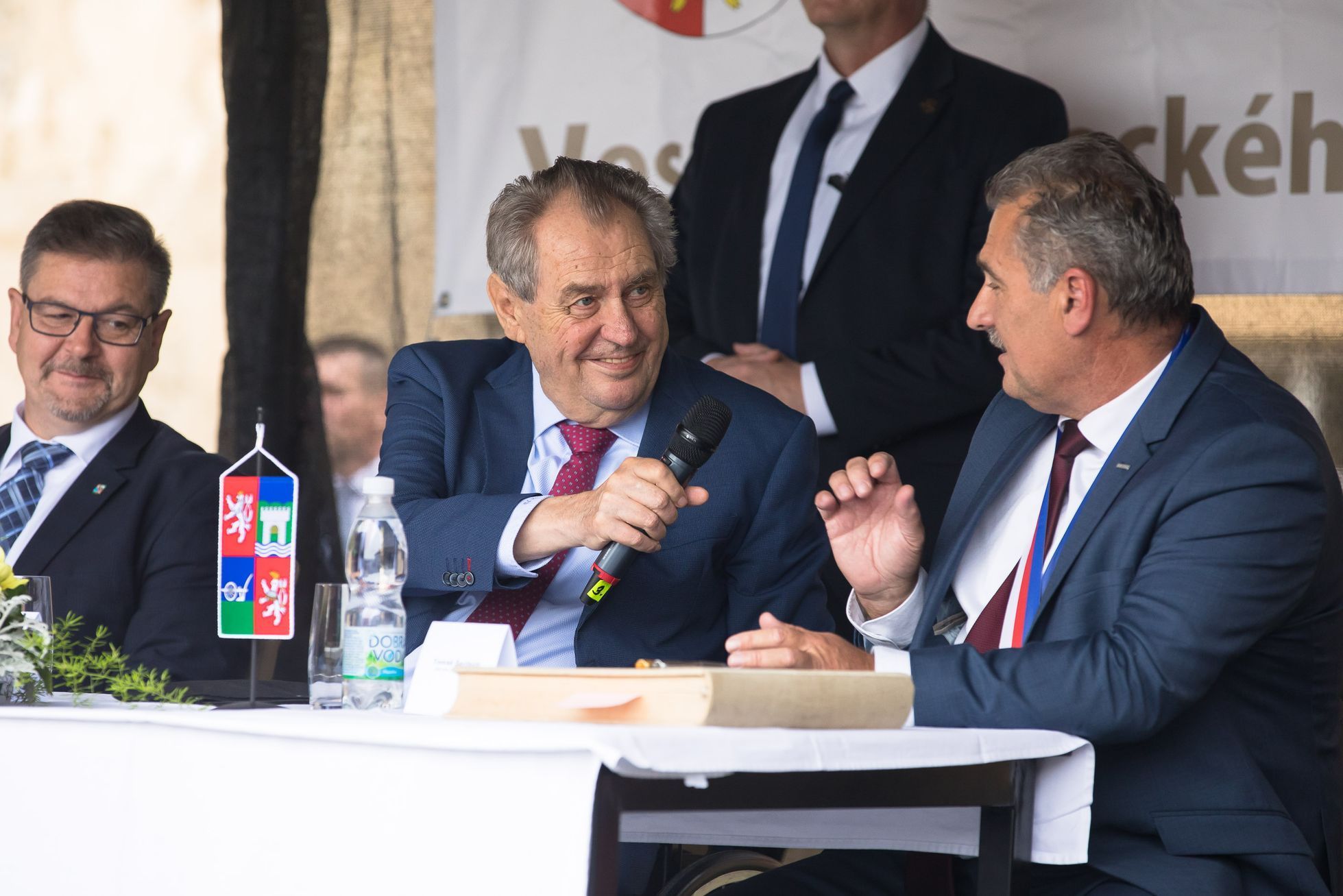 Miloš Zeman, poslední návštěva Ústeckého kraje, obec Lukavec