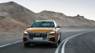 Audi Q8: "Velmi dobré". Chování asistenčních systémů: 78 %, Reakce na případ nouze (nefunkční senzory, nereagující řidič): 84 %. Podle Euro NCAP vyvážený systém s funkčními asistenčními systémy, které dobře spolupracují s řidičem.